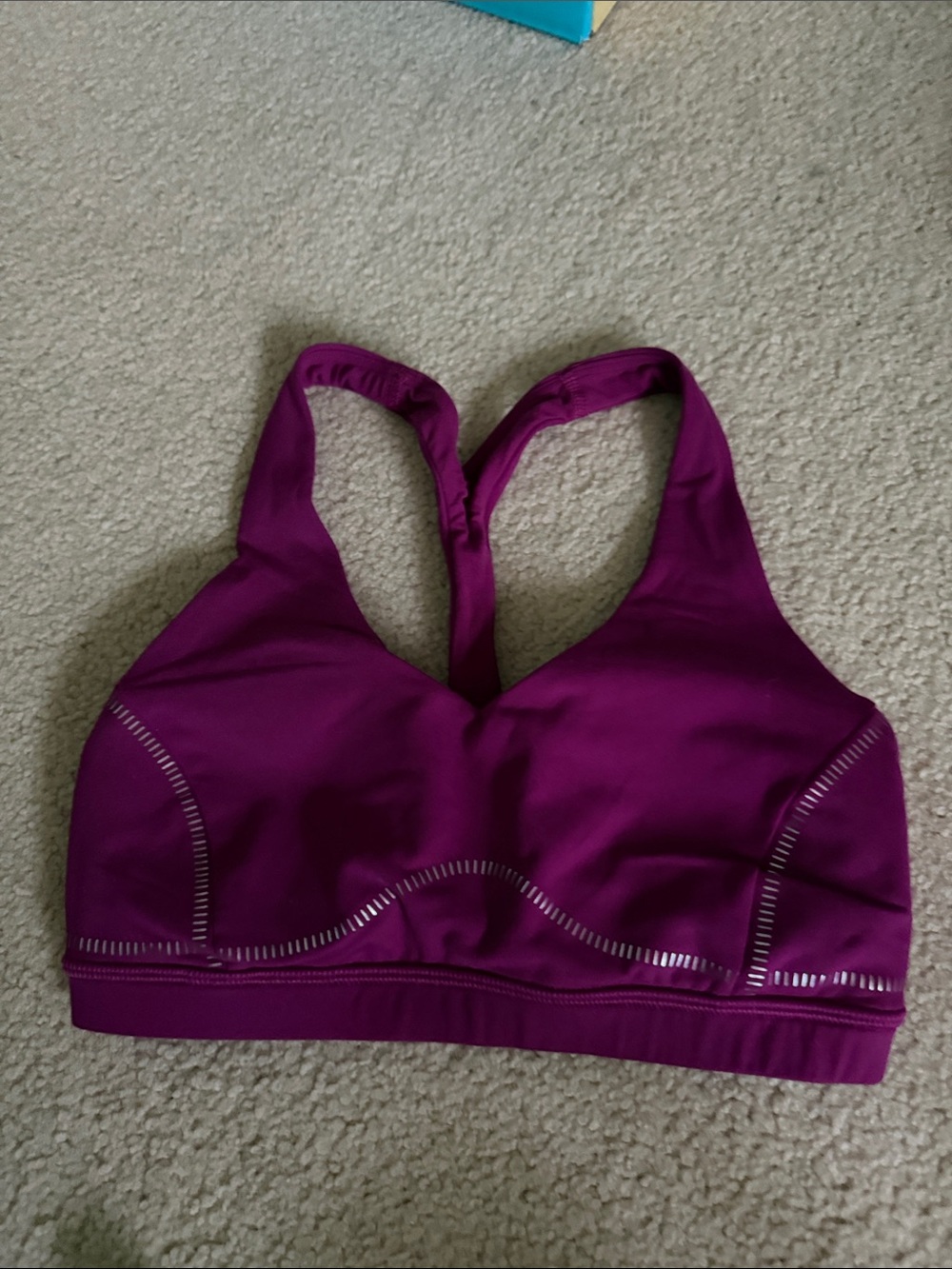 lululemon athletica Deep Magenta Racerback Sports Bra